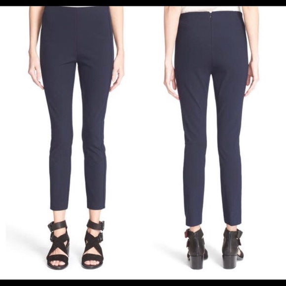 rag & bone Pants - Rag & Bone Simone slim pants, NAVY BLUE